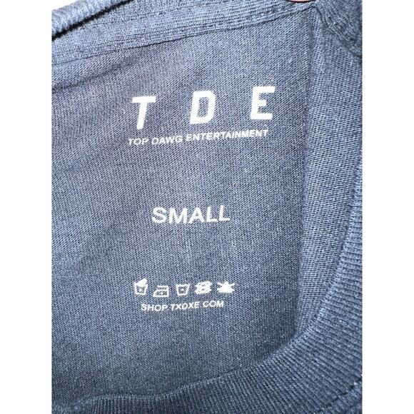 TDE Kendrick Lamar Shirt Mens Small Black Studio Rules Graphic Crewneck - Picture 5 of 5